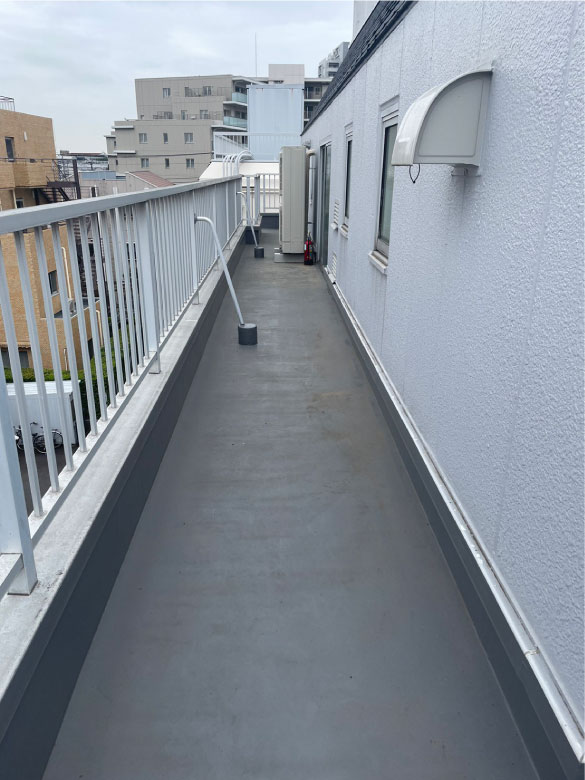 撮影スタジオベガ3Fバルコニー