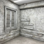 撮影スタジオベガ白廃墟セット